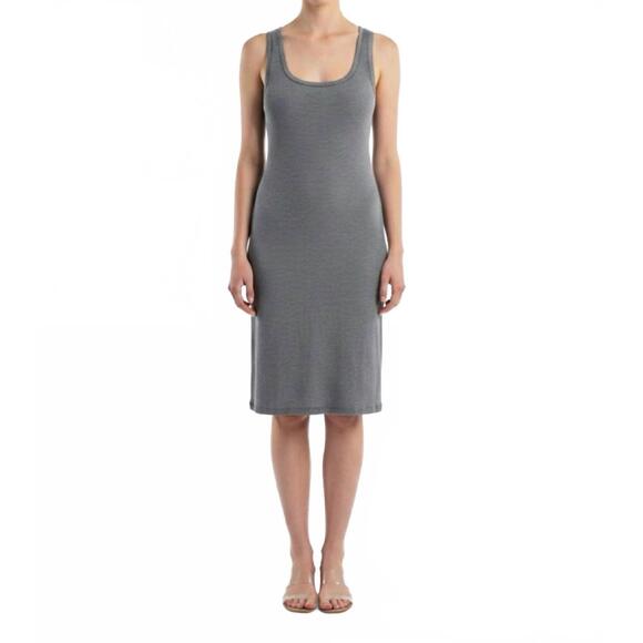 SKIMS Dresses & Skirts - NEW SKIMS soft lounge mini dress in heather gray